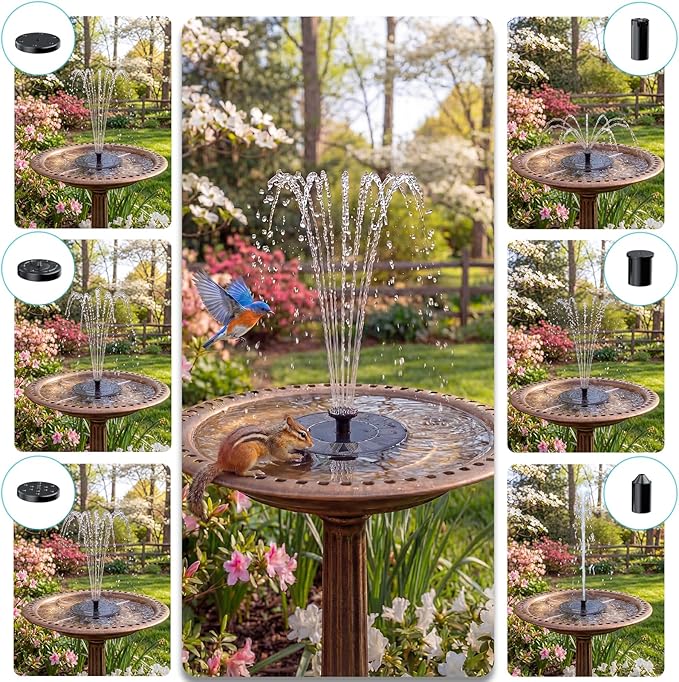 AMZtime 1.4W Solar Fountain - Image 5