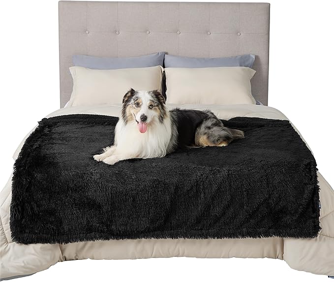 Bedsure Dog Blankets for Large Dogs, Fluffy Waterproof Dog Blanket for Couch - Image 7