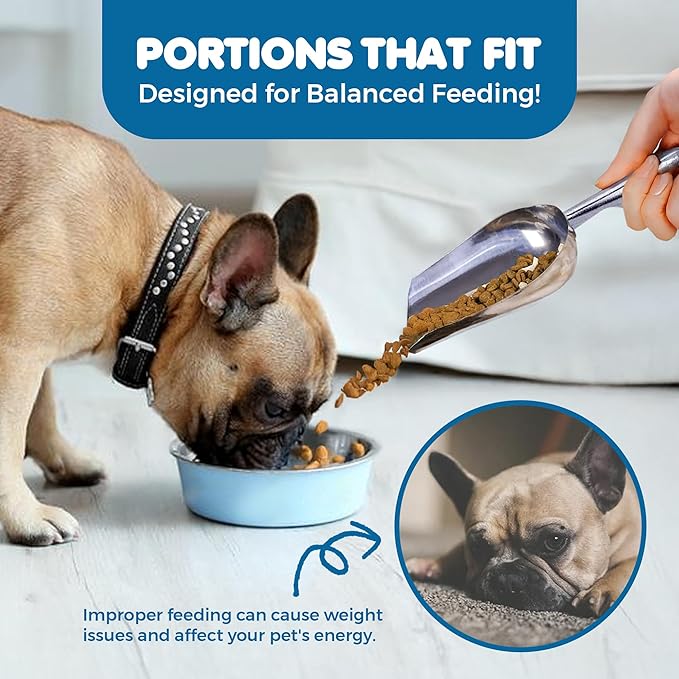 SunGrow Large Cat Litter and Food Scoop, Life Transforming 2-in-1 Scooper - Image 4