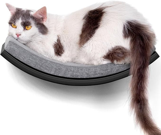 Curved Cat Wall Hammock Bed by PELUOMOZ