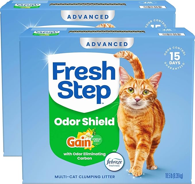 Fresh Step Advanced Odor Shield Multi Cat Clumping Litter by FreshStep