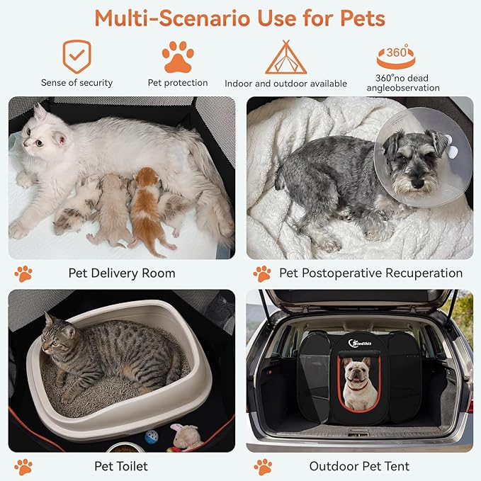Siedihit Dog Playpen, Puppy Pet Playpens Indoor - Image 3