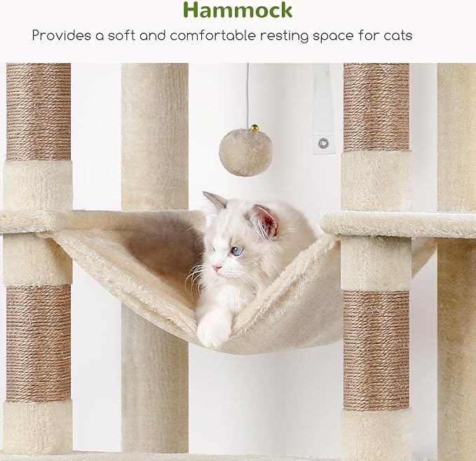 Globlazer XXL Giant Cat Tree, 83 Inch Heavy Duty Tall Cat Tower - Image 4