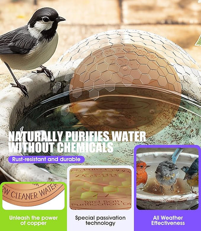 Bird Bath Copper Disk, 125mm Diameter, 0.6mm Gauge 99.9% Pure Copper Bird Bath - Image 4