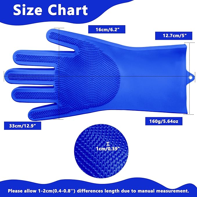Pet Grooming Gloves—Dog Washing Gloves - Image 2