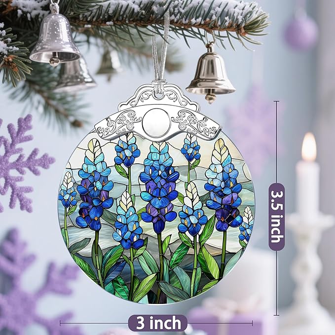 Stained Glass Ornament, Christmas Ornaments, Christmas Decorations - Image 4