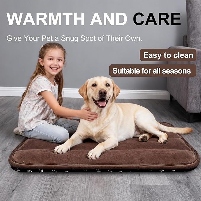 Dog Bed Mat, Reversible Dog Crate Pad - Image 6
