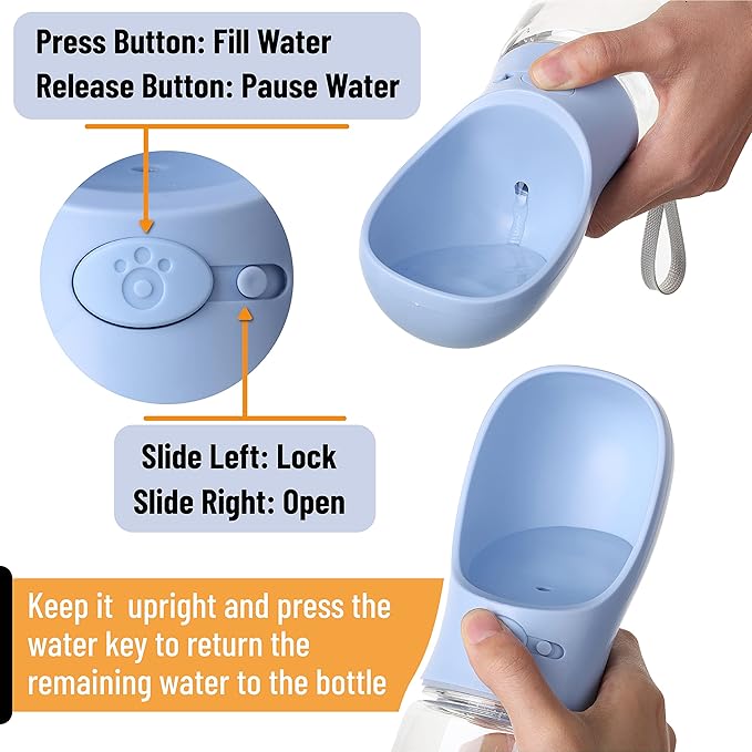 Mr. Pen- Portable Dog Water Bottle, 19 oz, Leak Proof Puppy Water Dispenser - Image 2