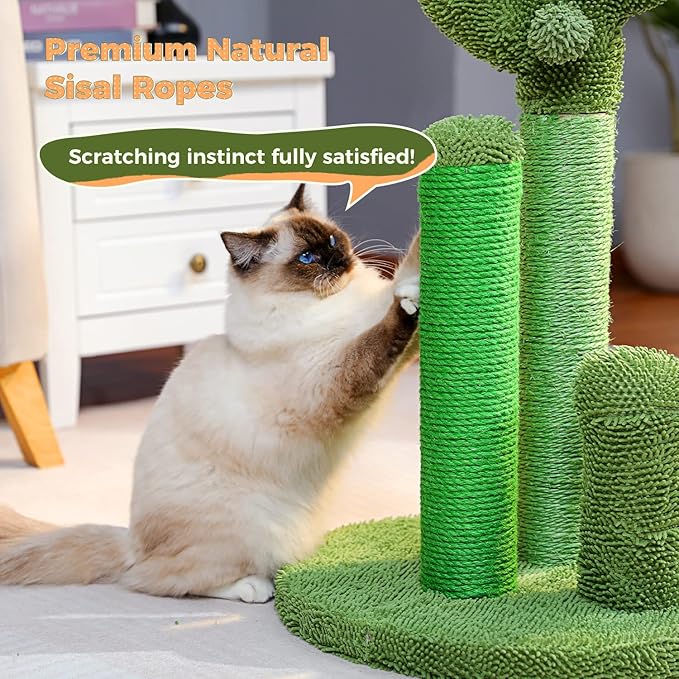 PAWZ Road Cat Scratching Post Cactus Cat Scratcher - Image 4