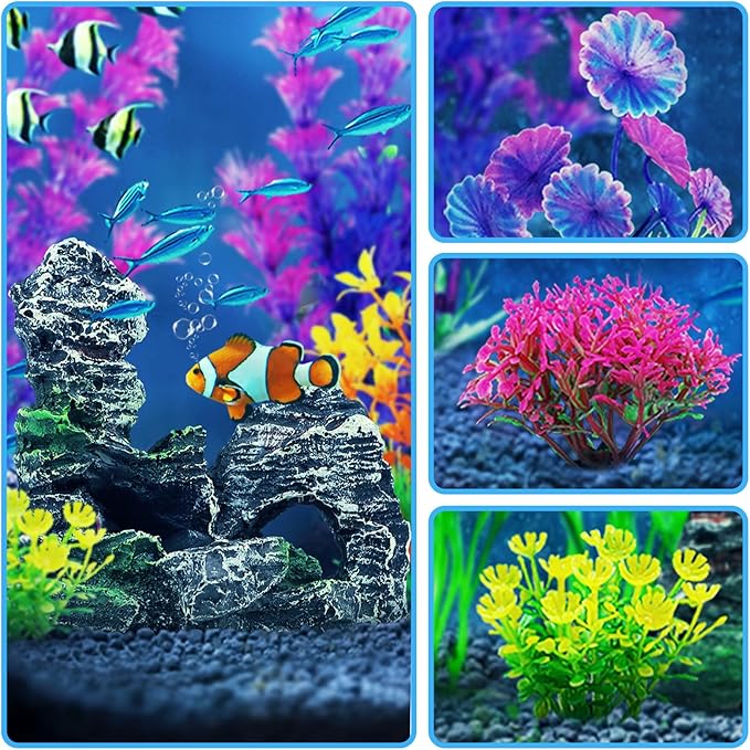 QUOZUO Fish Tank Accessories Aquarium Decorations Plants, Aquarium Decor - Image 7