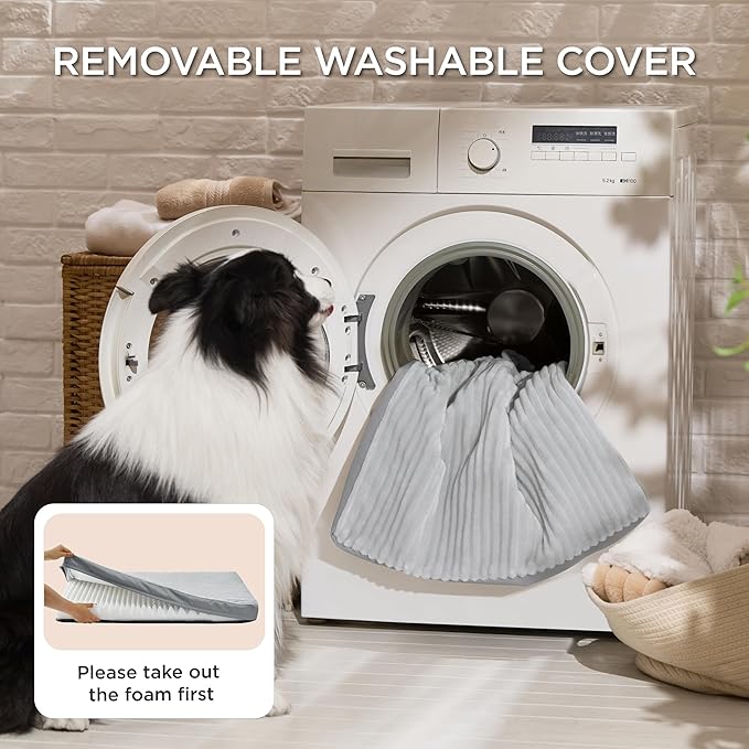 Bedsure ComfyFleece Dog Beds Large Sized Dog- Orthopedic Pet Beds - Image 5