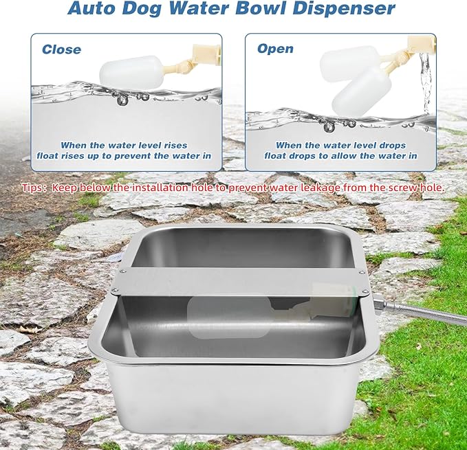 YUEPET 3 Gallon Auto Dog Water Bowl Dispenser Outside Automatic Water Dispenser - Image 4