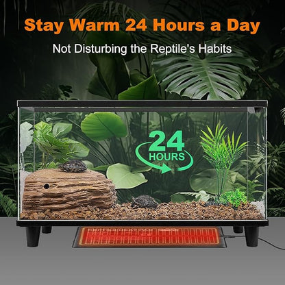 LUCKY HERP Reptile Heat Pad 6x8 Inch 8W Under Tank Terrarium Heating Mat - Image 5