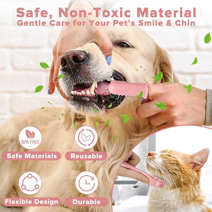 Augwind 6PCS Pet Grooming Kit for Dogs, Cats and Horses | Dog Washing Gloves | - Image 6
