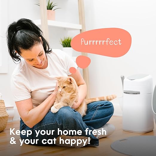 Litter Genie Style Pail Cat Litter Box Waste Disposal System - Image 9