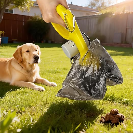 Dog Poop Trash Can Outside, 3Gal Metal Outdoor Trash Can, Outdoor Dog Poop - Image 7