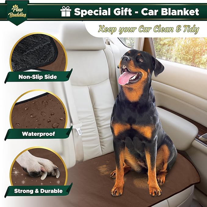 Paw Buddies Premium Waterproof Blanket 80"x90" Velvet-Feel Reversible Throw – - Image 5