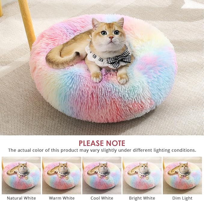 JOLLYVOGUE Dog & Cat Bed, Calming Anti-Anxiety Pet Bed - Image 5