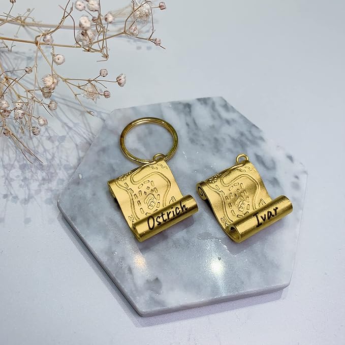 Dogs ID Tags Personalized Front and Back Engraving Brass Adventure Map Shape - Image 3