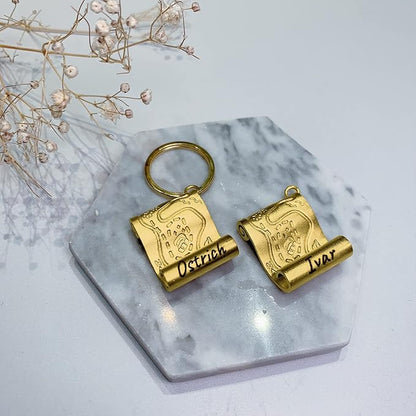 Dogs ID Tags Personalized Front and Back Engraving Brass Adventure Map Shape - Image 3