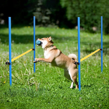 Hollowfly 8 Set Dog Agility Jump Adjustable Dog Agility Hurdle Training - Image 7