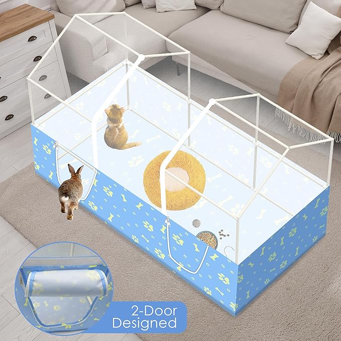 Rabbit Cage, PVC Frame Chicken Coop - Image 6