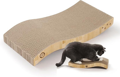 Reversible Wave Cat Scratcher for Indoor Cats by %E7%8C%AB%E5%A3%B1