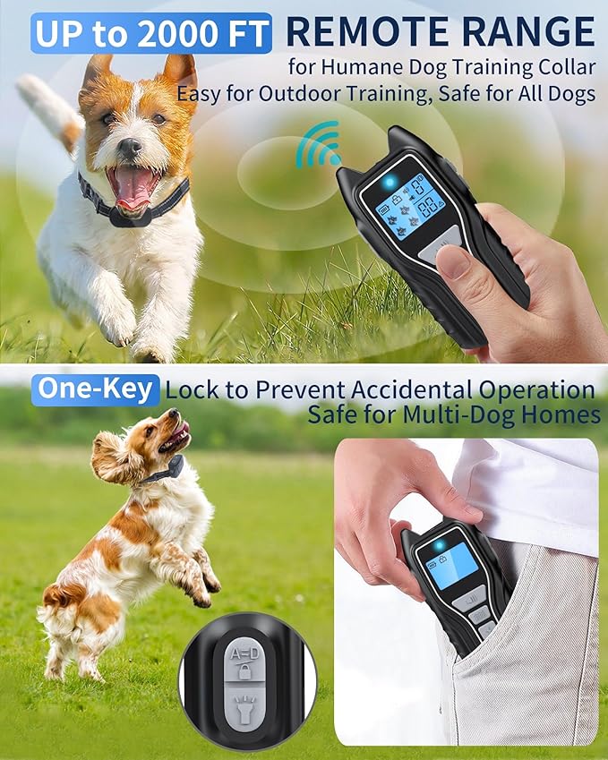 Dog Training Collar with Remote, Waterproof IPX7 E Collar - Image 5