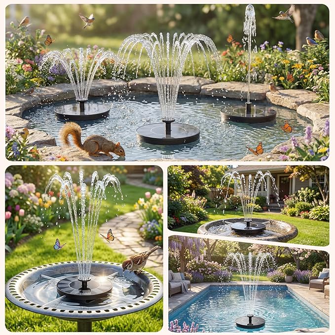 AMZtime 1.4W Solar Fountain - Image 4