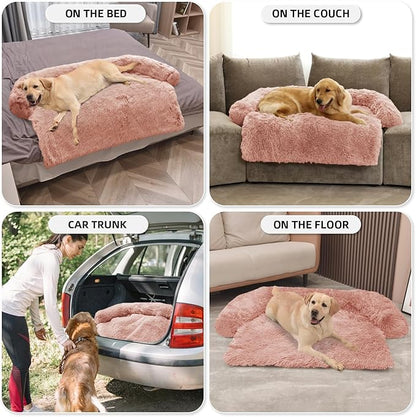 GGIB Calming Dog Bed Fluffy Plush Dog Mat - Image 6