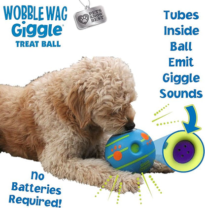 Wobble Wag Giggle Ball Interactive Dog Treat Dispensing Toy, Giggle Sounds - Image 5
