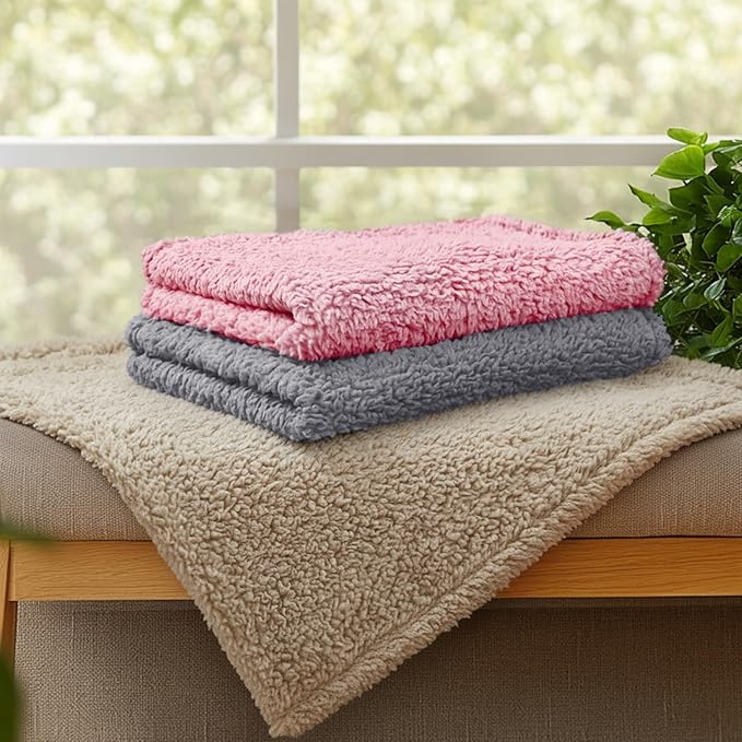 1 Pack 3 Calming Blankets Fluffy Premium Fleece Pet Blanket Soft Sherpa Throw - Image 5