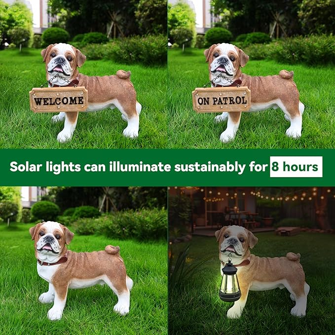 Pug Dog Garden Statue - Image 5