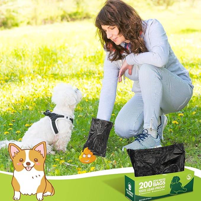 Sherr 10 Boxed Rolls 2000 Counts Dog Poop Bags Bulk Leak Proof Dog Doggy Poop - Image 3