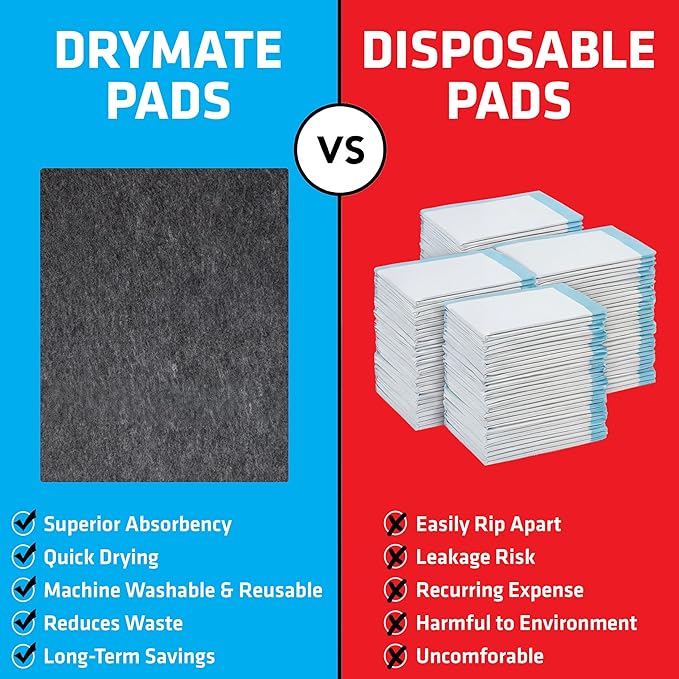 Drymate 2-Pack Washable Pee Pads - Image 6