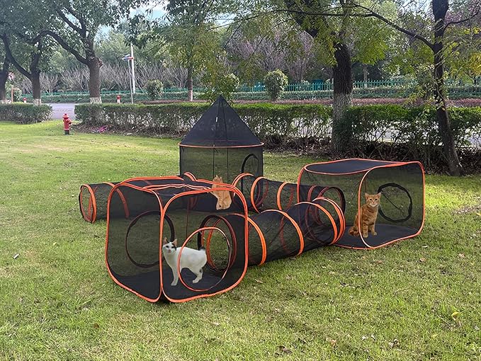 6 in 1 Cat Enclosure Cat Tunnel - Image 2