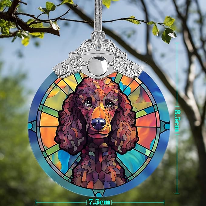 Jocidea Christmas Ornament, Poodle Christmas Decor, Poodle Ornaments - Image 2