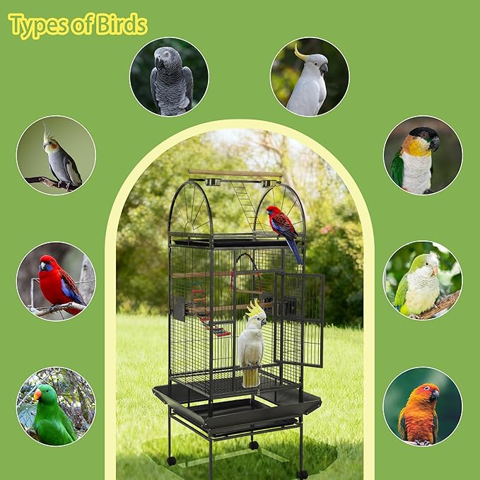 68'' Large Parrot Cage, Large Bird Cages - Image 9
