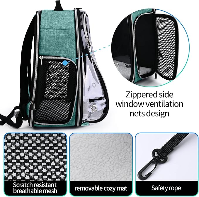 BAGLHER Cat Carrier Backpack Bubble - Image 3