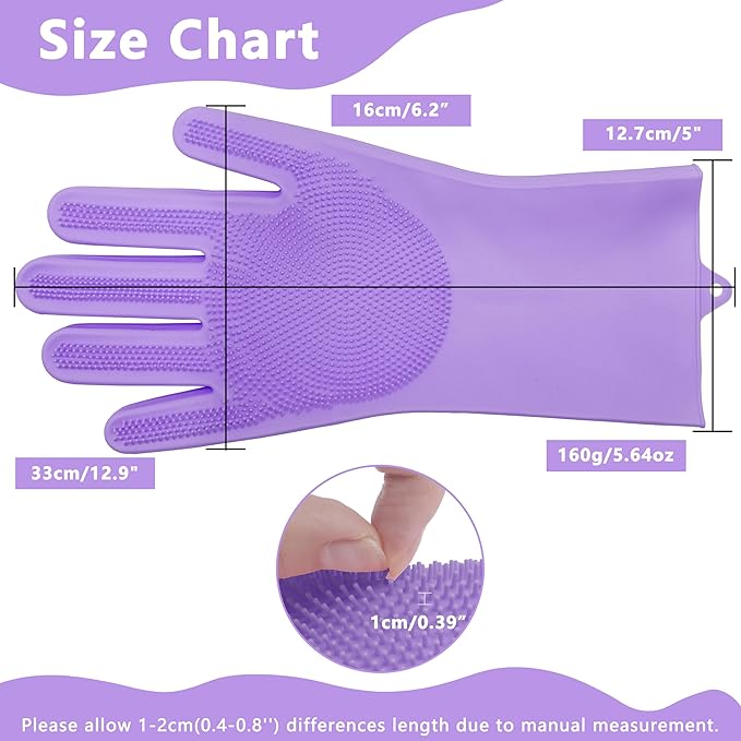 Pet Grooming Gloves—Dog Washing Gloves - Image 2