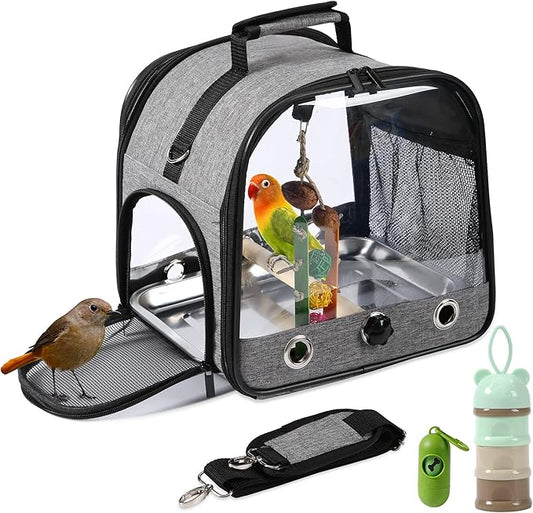 Bird Carrier Bag Bird Travel Cage by Suertree