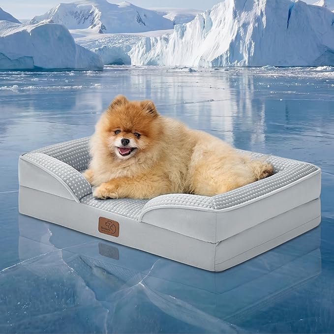 Bedsure Cooling Dog Bed for Small Dogs by Unknown