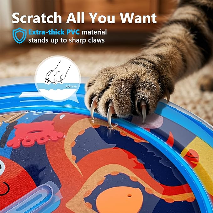 Thickened Cat Water Sensory Play Mat - Image 4