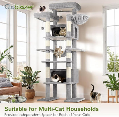 Globlazer XXL Giant Cat Tree, 83 Inch Heavy Duty Tall Cat Tower - Image 5