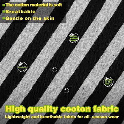 Paiaite 3 Pieces Dog Striped Shirt Dark Color Cotton Sleeveless Puppy Shirts - Image 6