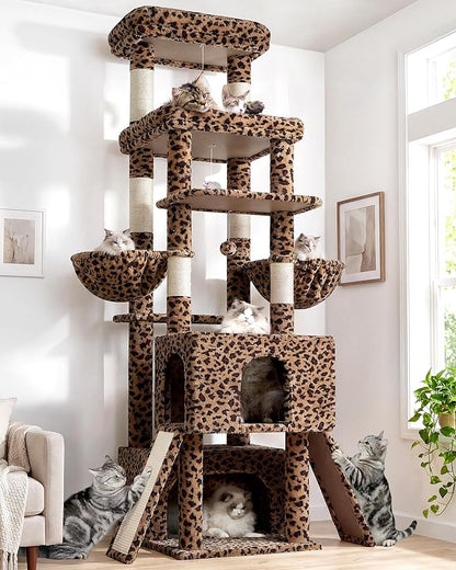 Globlazer Heavy Duty Cat Tree 78 inch Sturdy Cat Tower by Globlazer