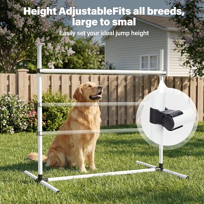 Adjustable Dog Agility Jump Set - Image 3
