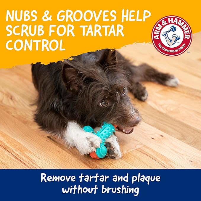 Arm & Hammer for Pets Nubbies Wishbone Dog Dental Toy Chicken Flavor Baking - Image 3
