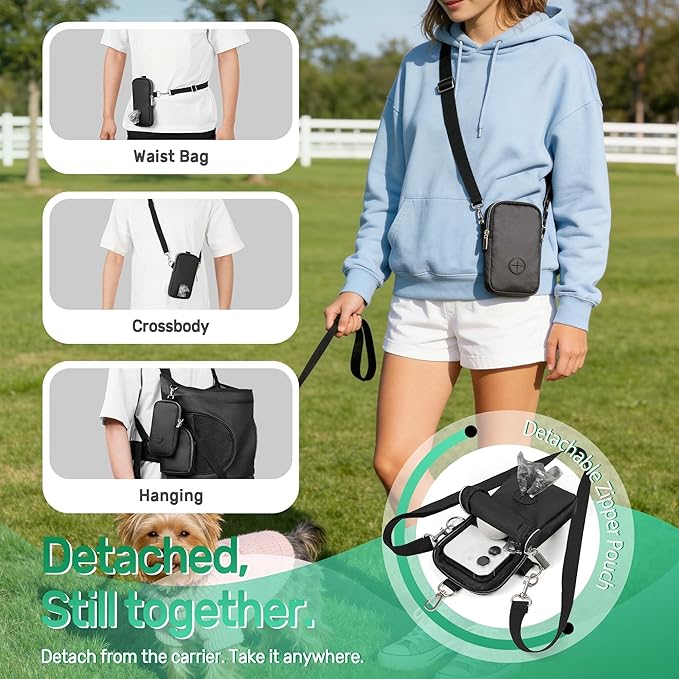YUDODO Dog Front Backpack Carrier 7-15 lbs, Soft Breathable Pet Front Facing - Image 5