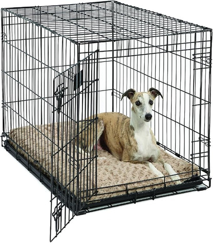 MidWest Homes for Pets Medium QuietTime Deluxe Mocha Ombré Swirl Plush Pet Bed - Image 3
